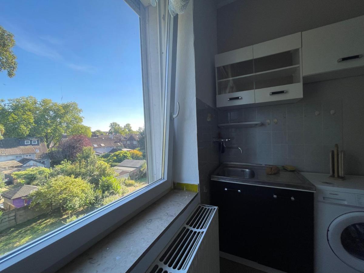 1 Schlafenzimmer 1 Whonzimmer Waschmaschine Trockner Maximum 4Personen Rheinhausen Center Appartement 1705 Duisburgo Esterno foto